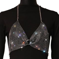 Glam Rock Chain Top | Rave Set