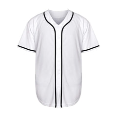 Urbanline White Classic Baseball Shirt | Rave Set