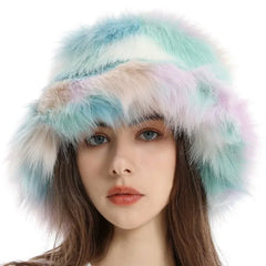 Cotton Cloud Plush Bucket Hat | Rave Set