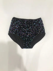 Ultra Sparkle Green High-Waist Bottoms | Rave Set