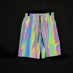 Reflective Urban Style Shorts | Rave Set