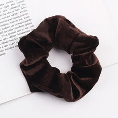 Chestnut Velvet Scrunchie | Rave Set