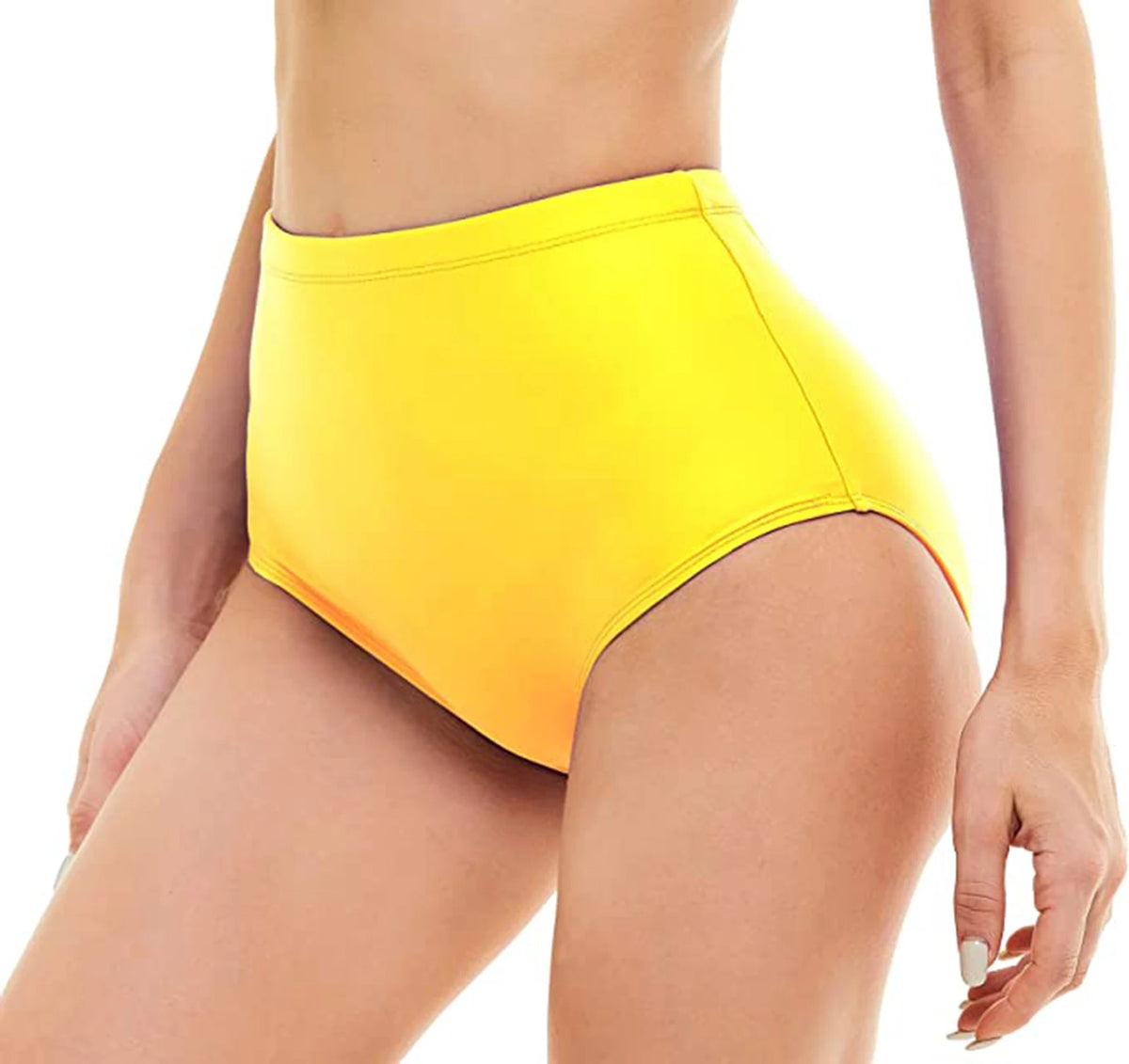 Yellow Glow High Rise Women’s Bottom | Rave Set
