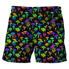 Multicolor Drawstring Board Shorts for Men | Rave Set