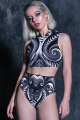 Fractal Mirage Women's Set | Rave Set