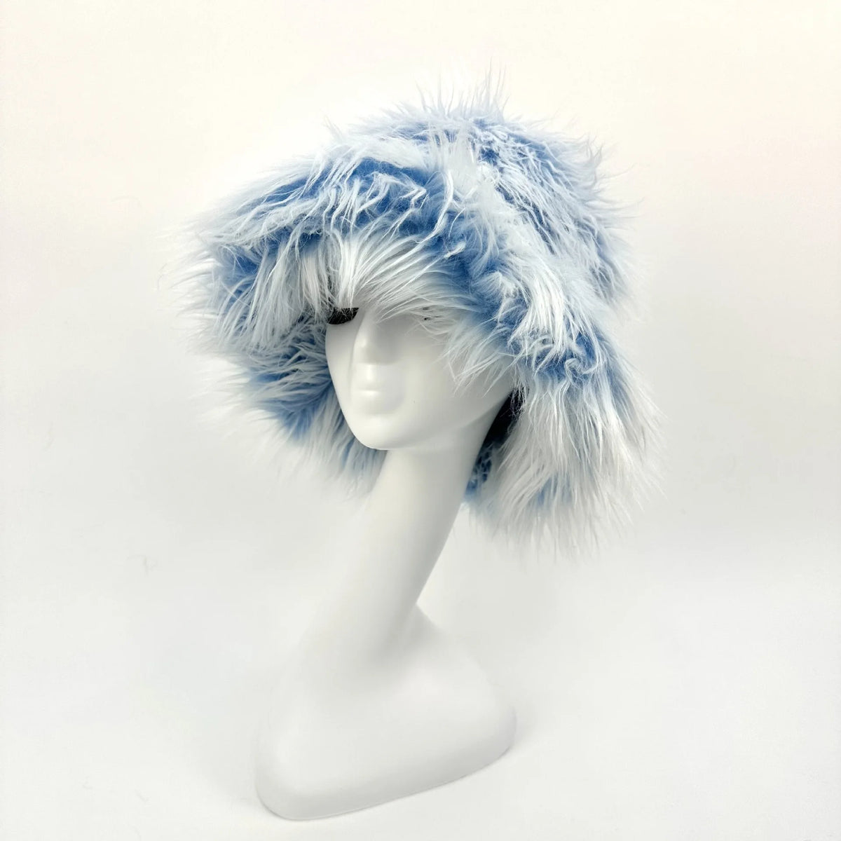 FrostFlare Sky Fur Bucket Hat | Rave Set