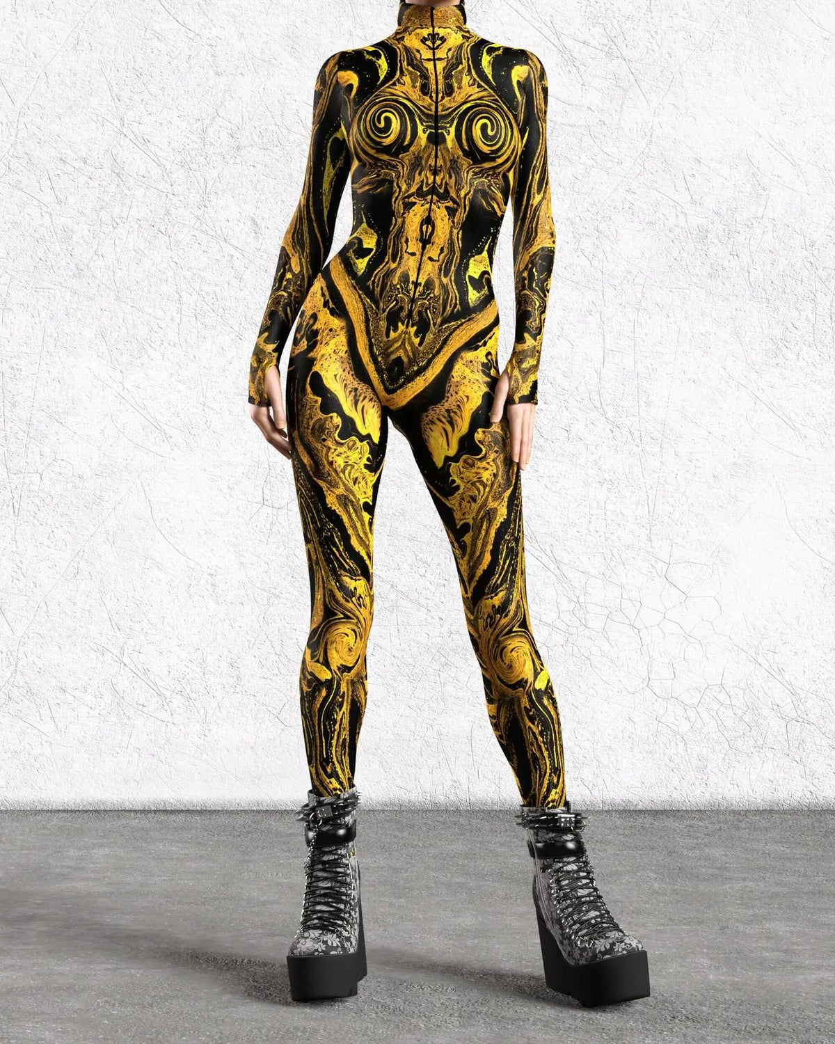 Molten Muse Metallic Jumpsuit | Rave Set