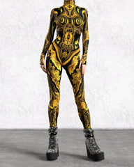 Molten Muse Metallic Jumpsuit | Rave Set