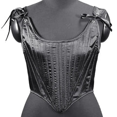 Shadow Bloom Women’s Satin Corset Top | Rave Set
