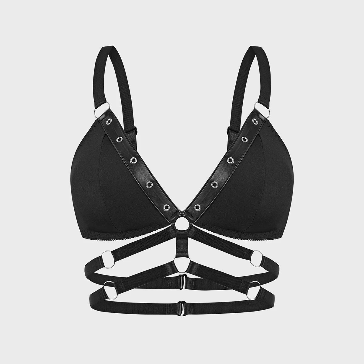 Dark Shadow Women's Strap Top | Rave Set