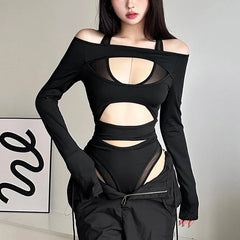 Shadow Play Women's Bodysuit | Rave Set
