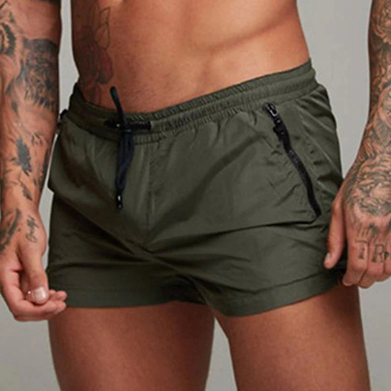 Beach Swim Trunks for Men-Olive| Rave Set