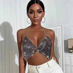 Glam Rock Chain Top | Rave Set