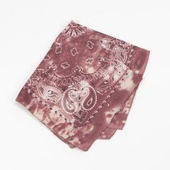 Paisley Print Unisex Brown Tie-Dye Bandana | Rave Set