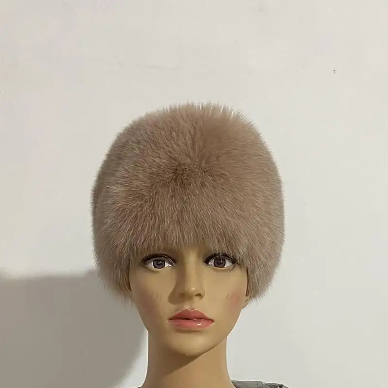 Soft Camel Faux Fur Winter Hat | Rave Set