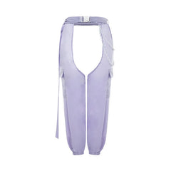 Lavender Vibe Women's Buckle Pants | Rave Set
