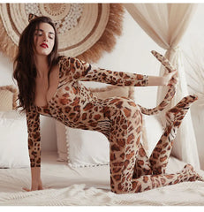 Savage Spots Leopard Jumpsuit | Rave Set