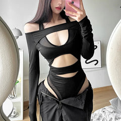 Shadow Play Women's Bodysuit | Rave Set
