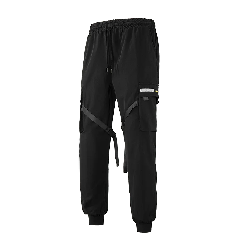 Shadow Line Unisex Strap Cargo Joggers | Rave Set