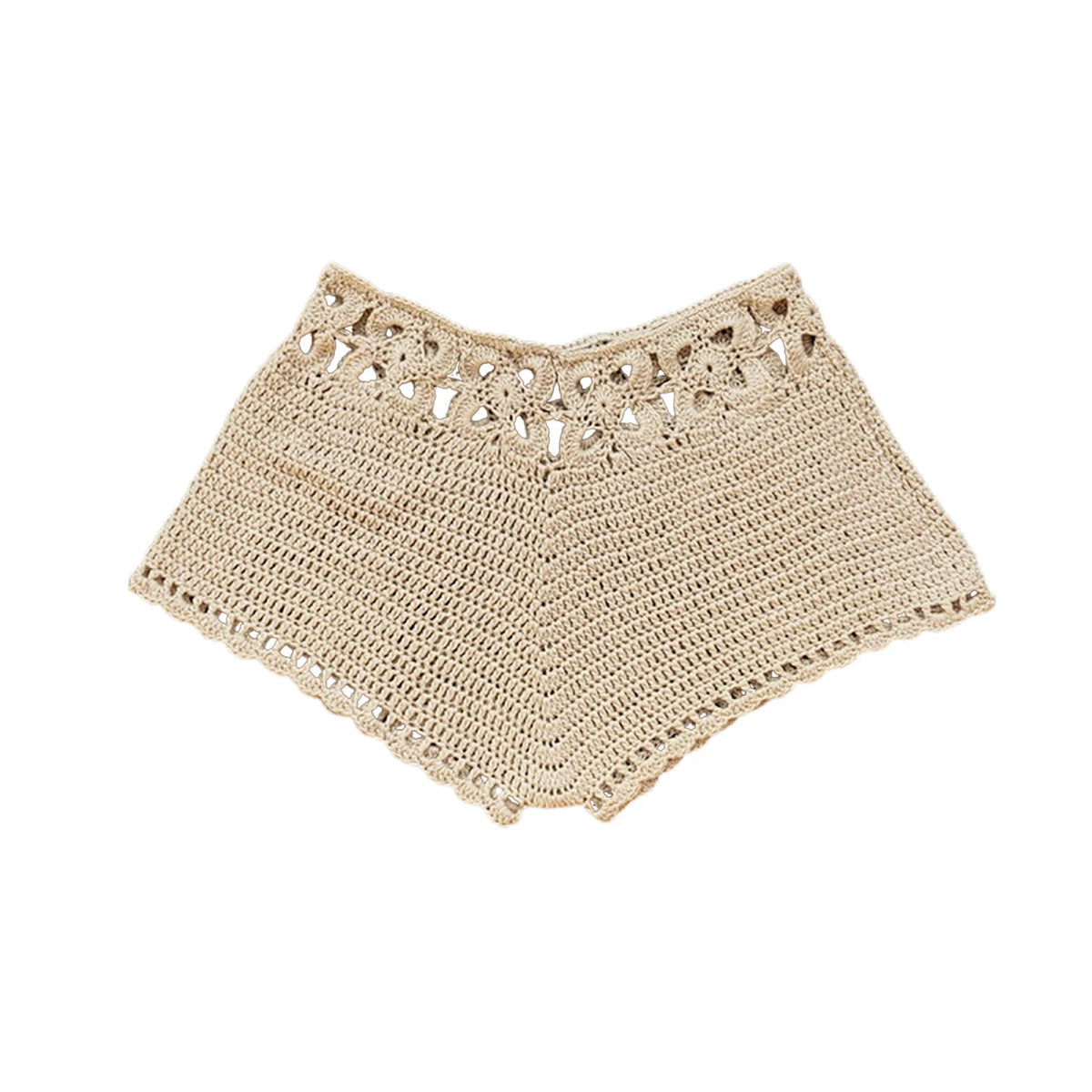 Sunbeam Knit Crochet Shorts | Rave Set