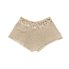 Sunbeam Knit Crochet Shorts | Rave Set