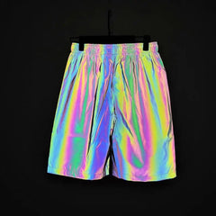 Reflective Urban Style Shorts | Rave Set