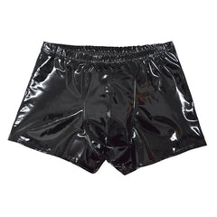 Men’s Glossy Boxer Briefs Black | Rave Set