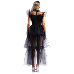 Shadow Waltz Layered Tulle Dress | Rave Set