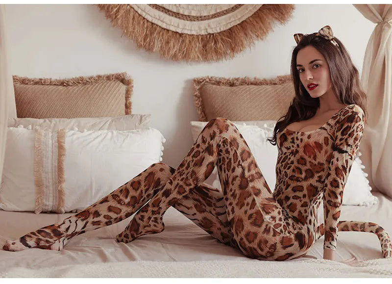 Savage Spots Leopard Jumpsuit | Rave Set