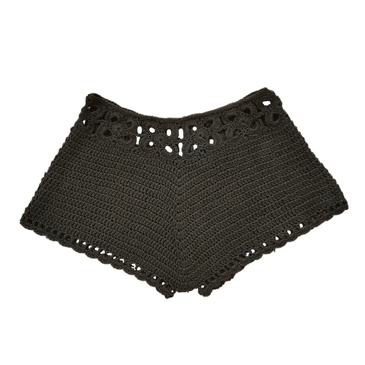 Midnight Tide Crochet Shorts | Rave Set