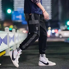 Men’s Black Jogger Street Pants | Rave Set