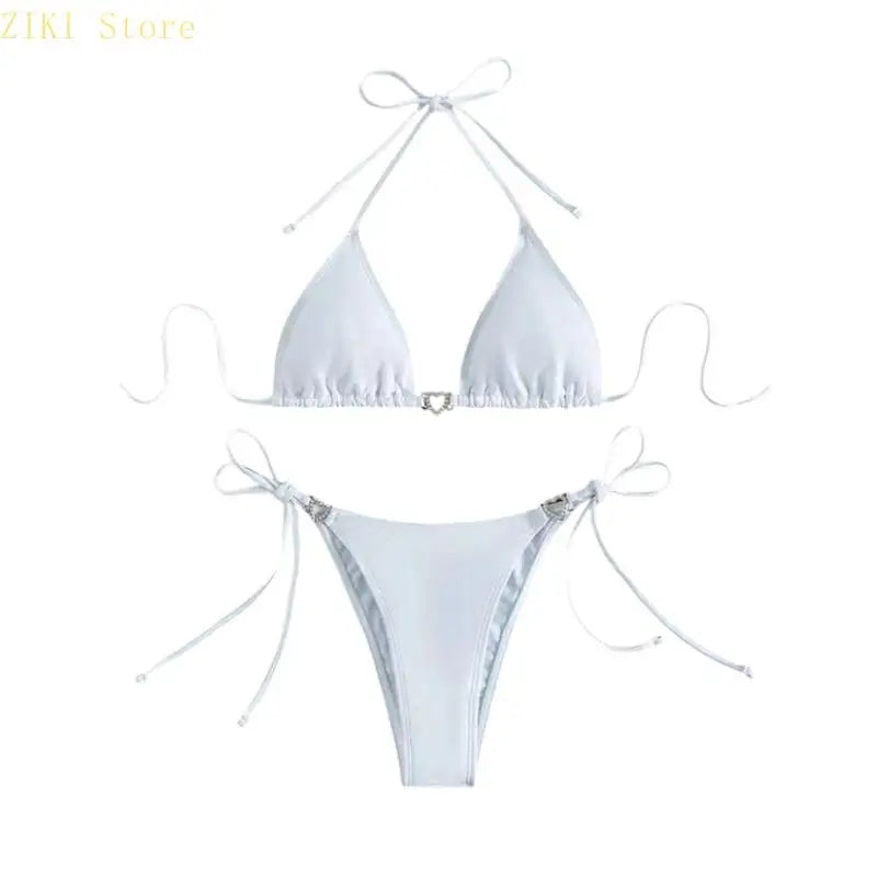 Pure Love Women's Heart Ring Bikini Set | Rave Set