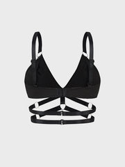Dark Shadow Women's Strap Top | Rave Set