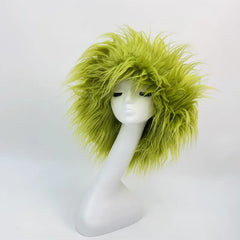 FrostFlare Lime Fur Bucket Hat | Rave Set