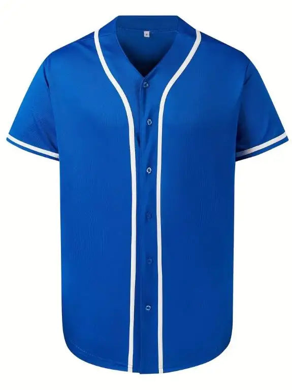 Urbanline Blue Classic Baseball Shirt | Rave Set
