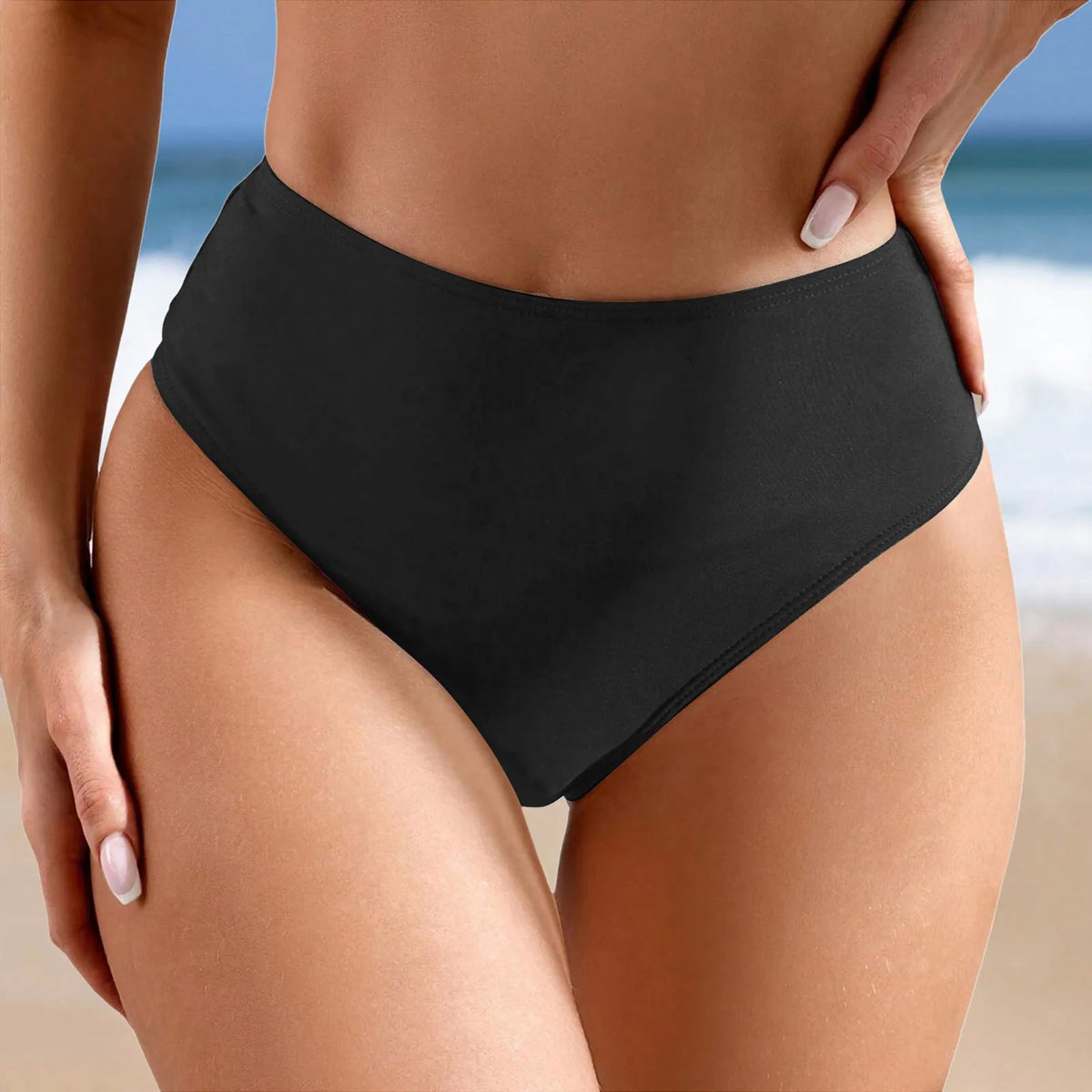 Midnight Tide Women’s High Waist Bottoms | Rave Set