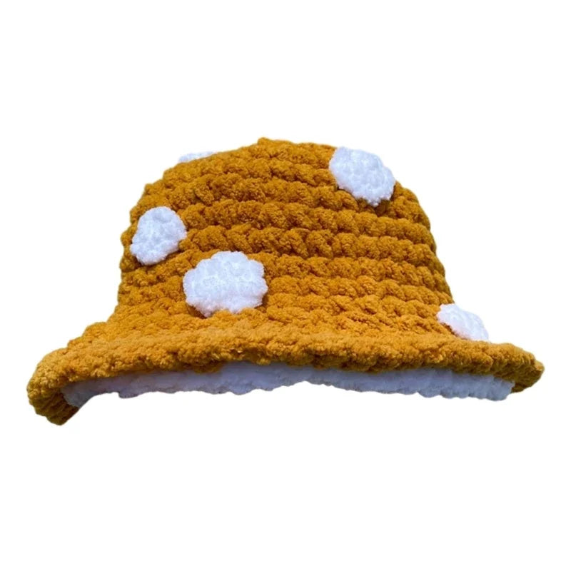 Golden Puff Shroom Hat | Rave Set