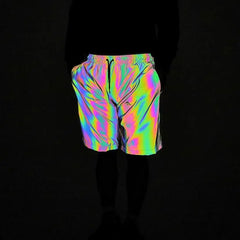 Reflective Urban Style Shorts | Rave Set