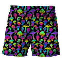 Multicolor Drawstring Board Shorts for Men | Rave Set