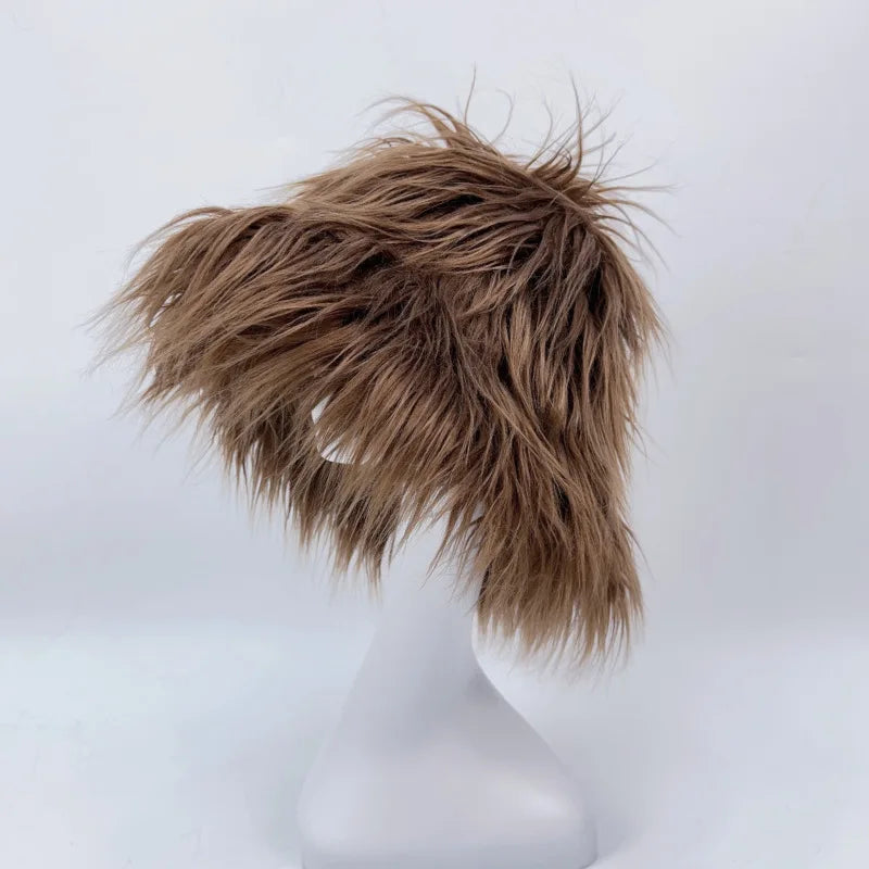 FrostFlare Brown Fur Bucket Hat | Rave Set