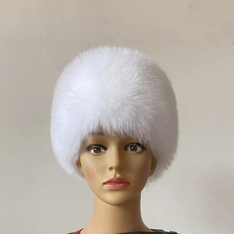 Soft White Faux Fur Winter Hat | Rave Set