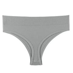 Women's Gray Mist Seamless Cheeky Bottom | Rave Set