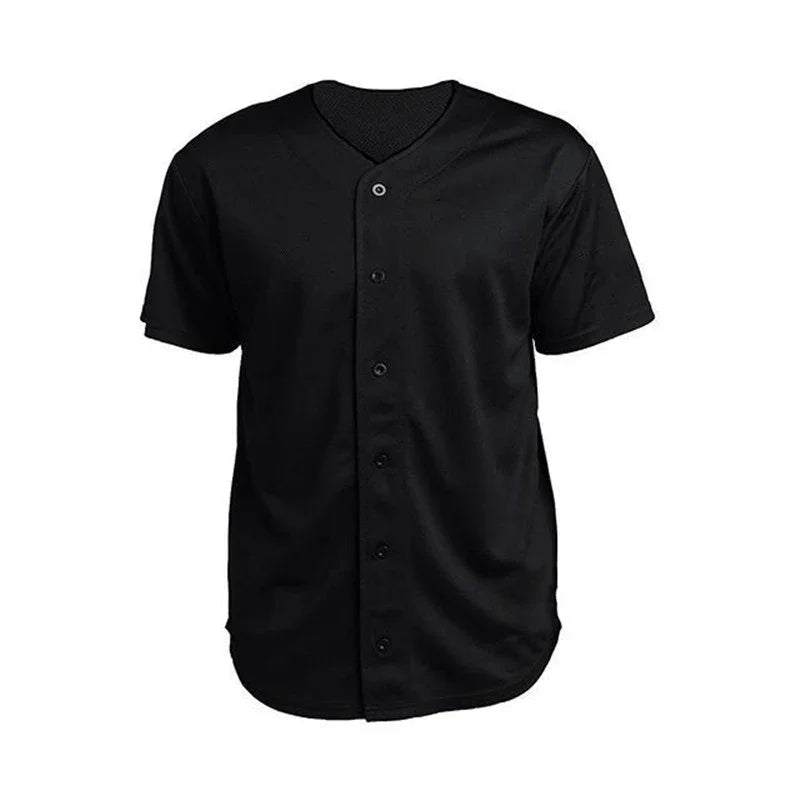 Men’s Oversized Gym T-Shirt Loose Fit Black_Front View