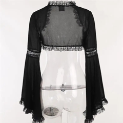 Bell Sleeve Shrug Top for Women_Front View