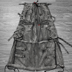 Multi Pocket Baggy Jeans for Men_Front View