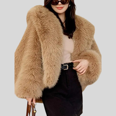 Brown Sugar Women's Plush Jacket | Rave Set